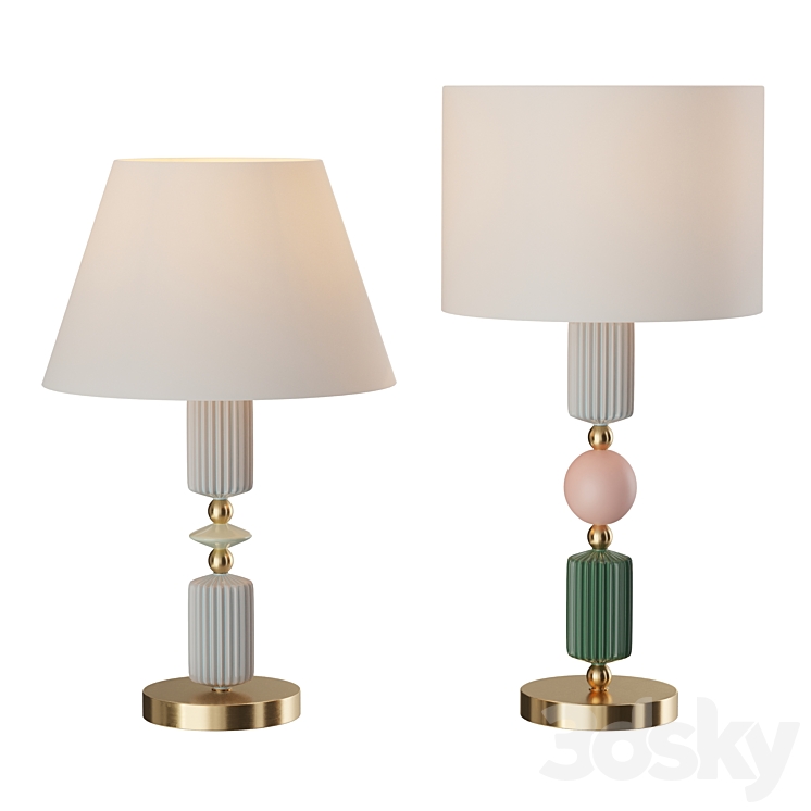 Iris Candy table lamp 3DS Max - thumbnail 1