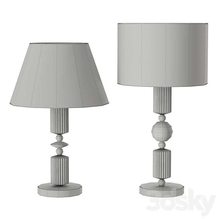 Iris Candy table lamp 3DS Max - thumbnail 2