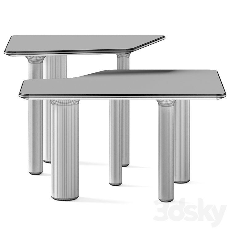 Baxter Java Coffee Tables 3D Model
