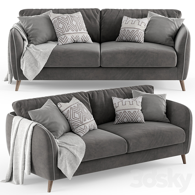 Sofa Sits Lucy 3DS Max - thumbnail 1