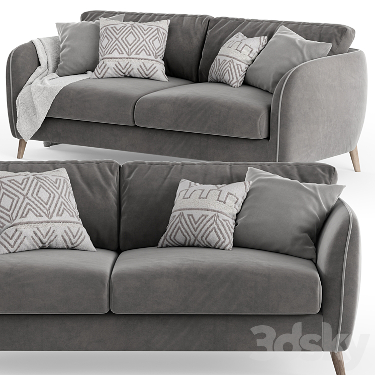 Sofa Sits Lucy 3DS Max - thumbnail 2