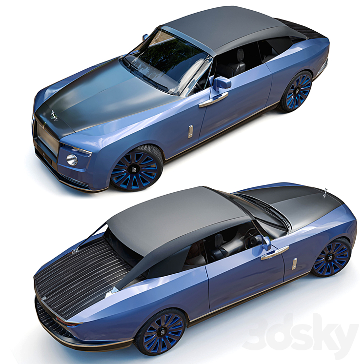 Rolls royce boat tail 3D Model