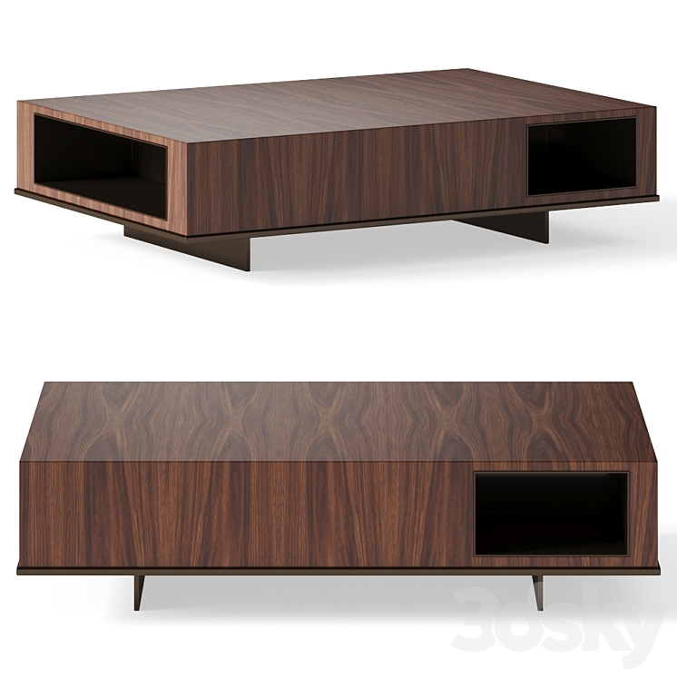 Minotti Roger Coffee Table 3DS Max - thumbnail 1