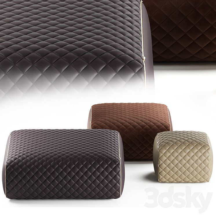 Ashley Minotti pouf 3D Model