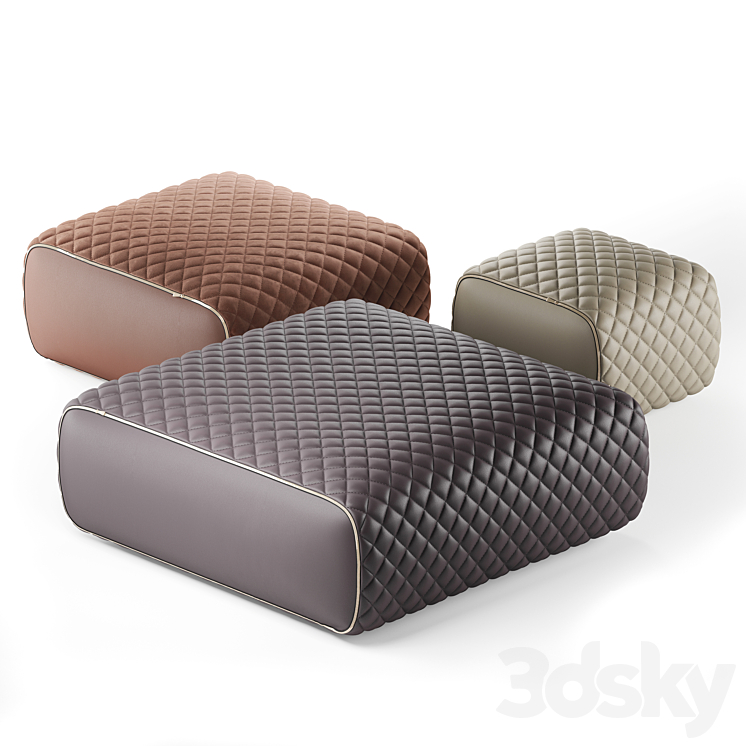 Ashley Minotti pouf 3D Model