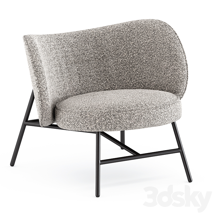 Rosa Chair by Burkedecor 3D Model