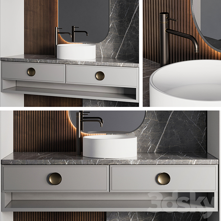 Bathroom Furniture 16 3D Model