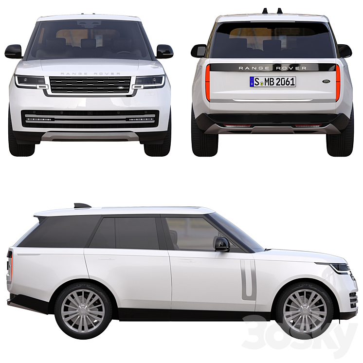 Range Rover 2022 3D Model Free