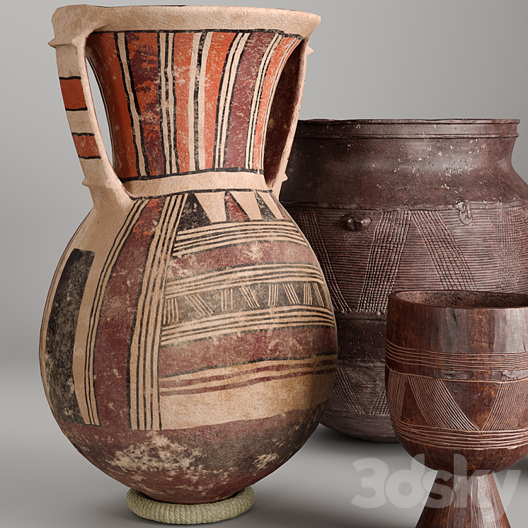 RH Vases collection 2 3DS Max - thumbnail 2