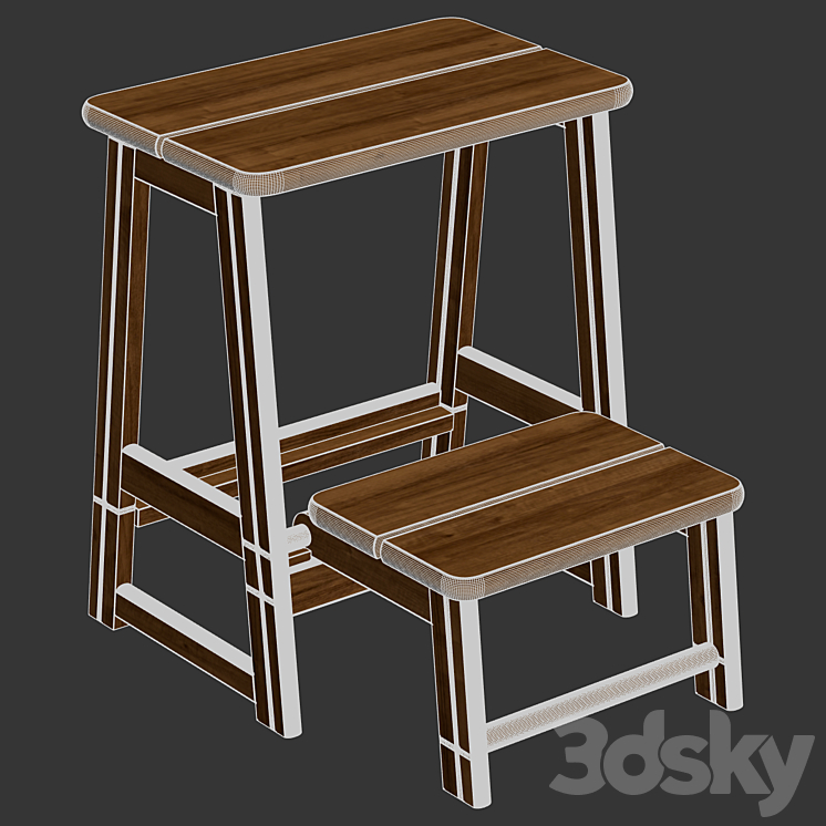 Zara Home - The folding ladder 3D Model