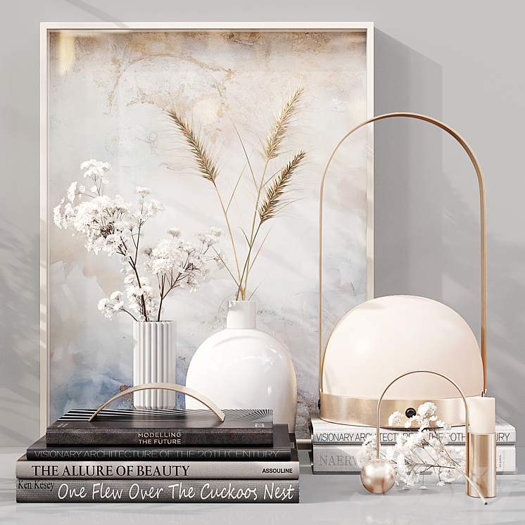 Luxury Decorative Set 03 3D Model