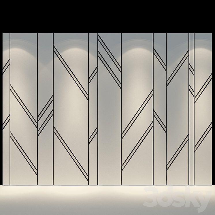 Wall Panel 76 3D Model