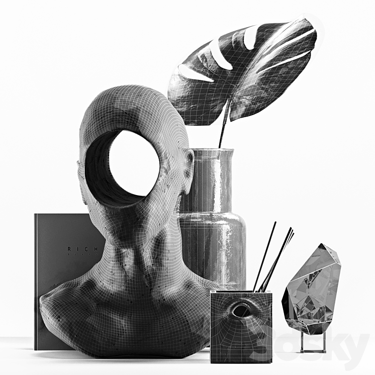 Decorative_Set_004 3D Model