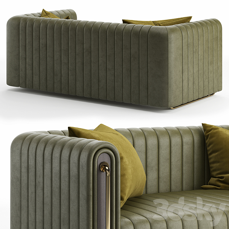 Sofa rivers 3D Model