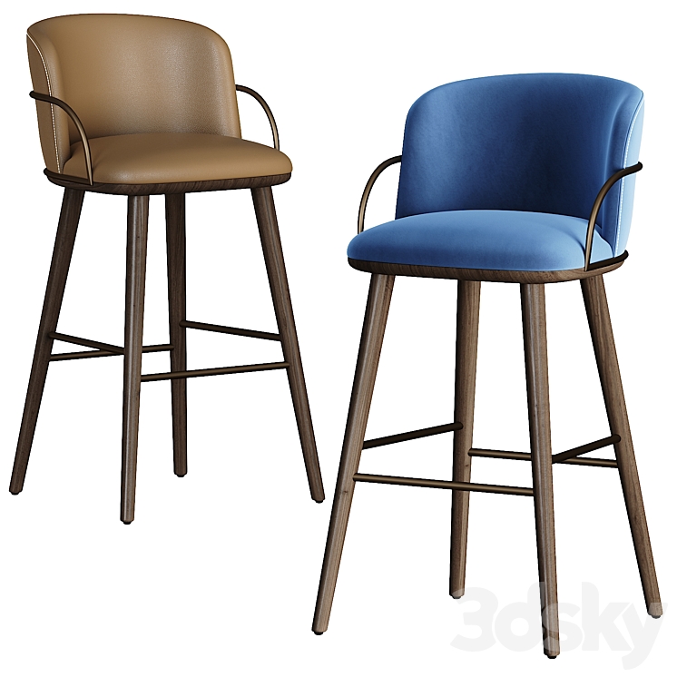 Arven Barstool by Parla 3DS Max - thumbnail 1