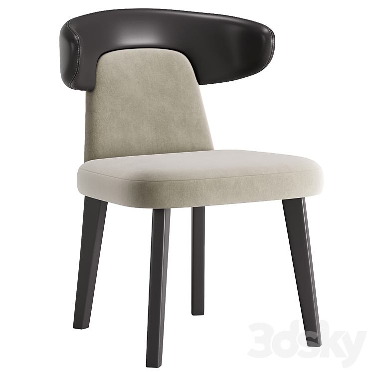 Dining chair 3DS Max - thumbnail 1