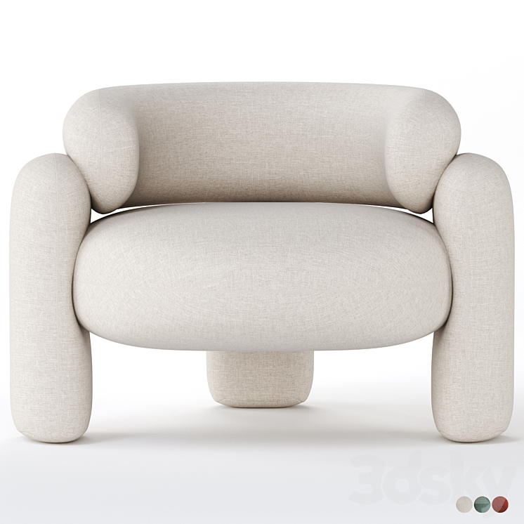 Embrace armchair by royal stranger 3DS Max - thumbnail 2