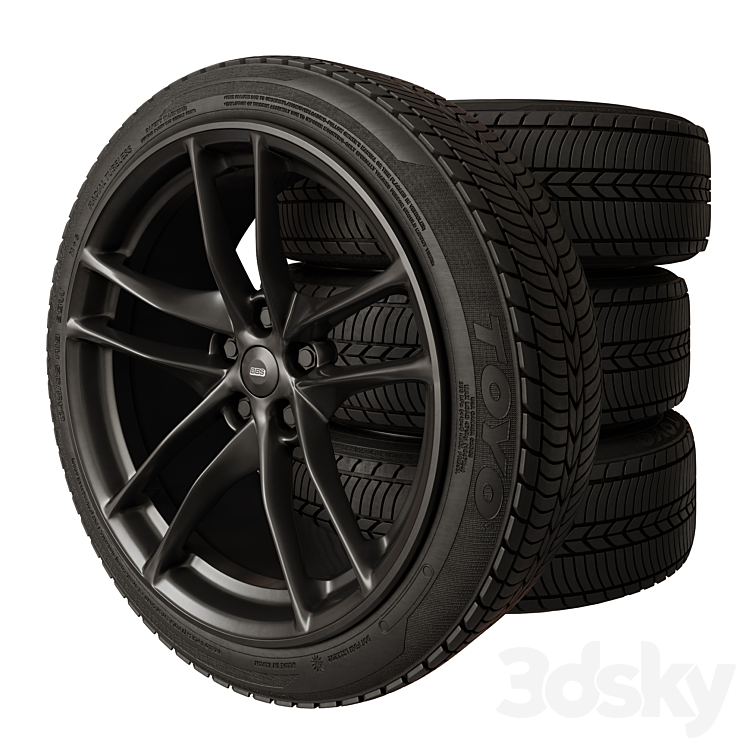 Wheel BBS 3D Model