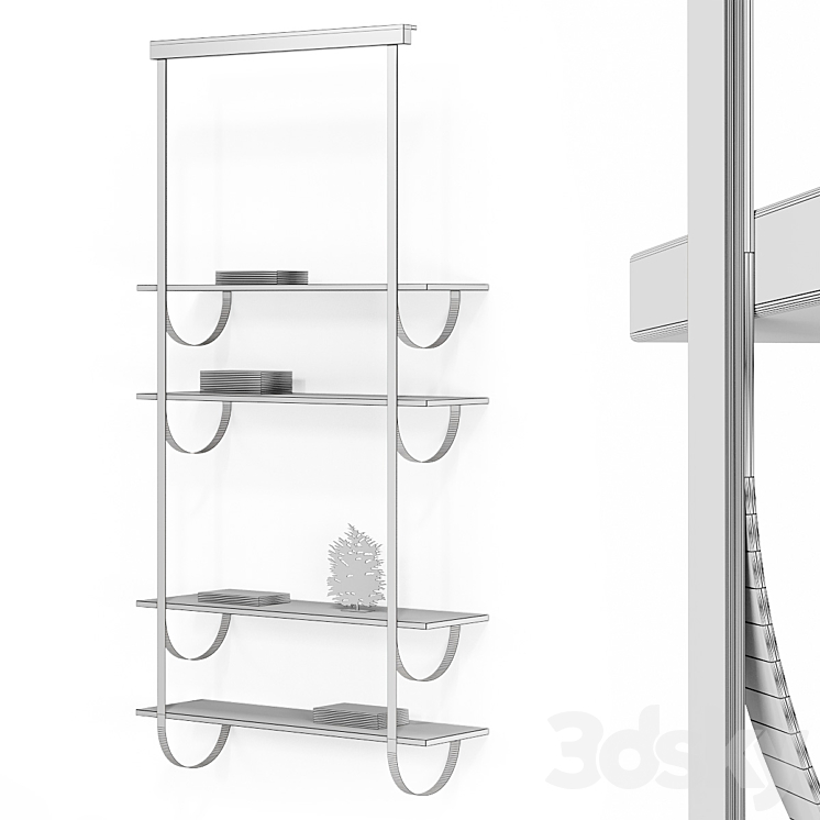 De Castelli - Talea bookcase 3D Model Free
