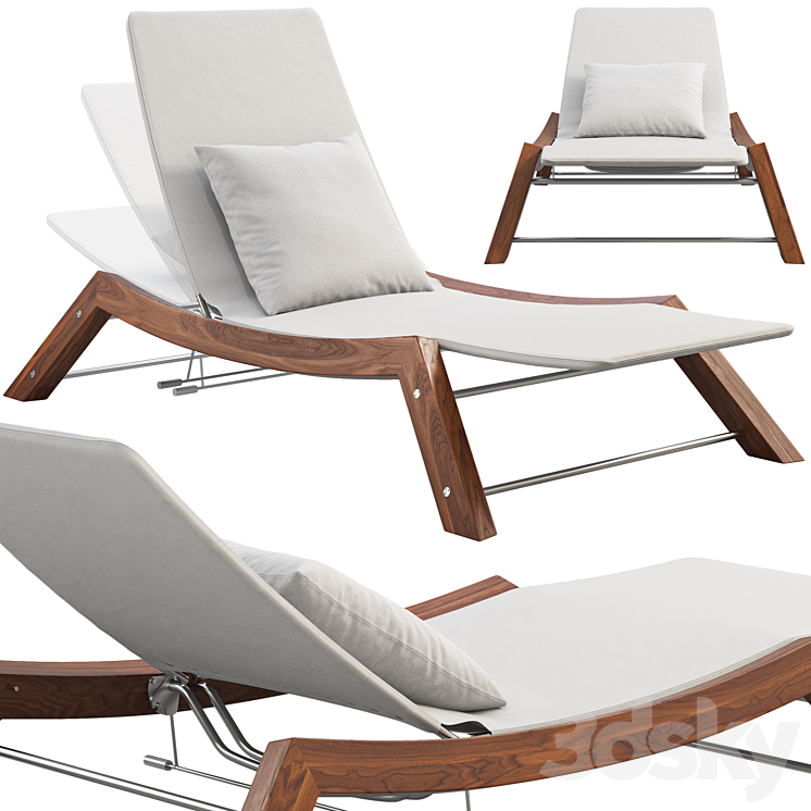 Beltempo Windmaster Chaise Lounge (3 options) 3DS Max - thumbnail 1