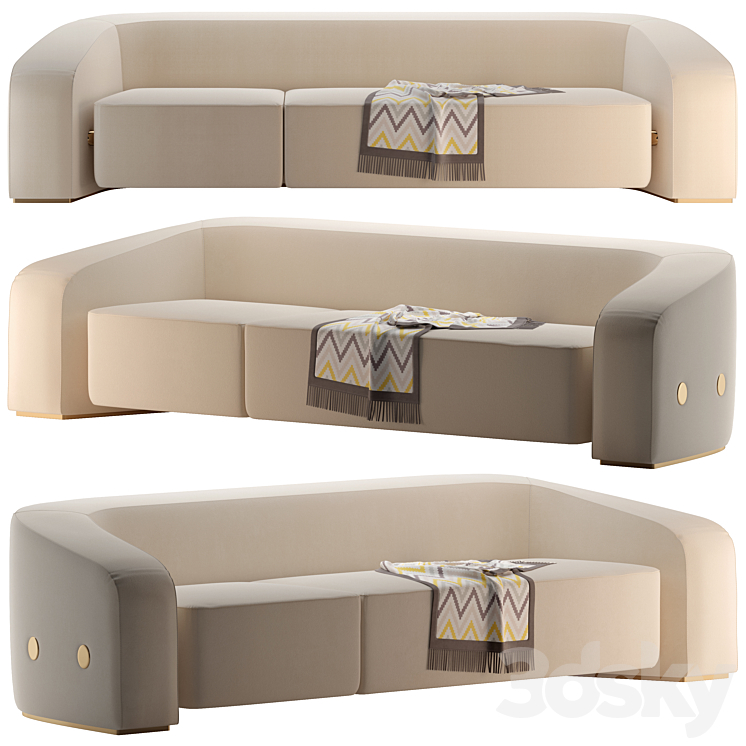 sofa LS06 by Luca Stefano 3D Model