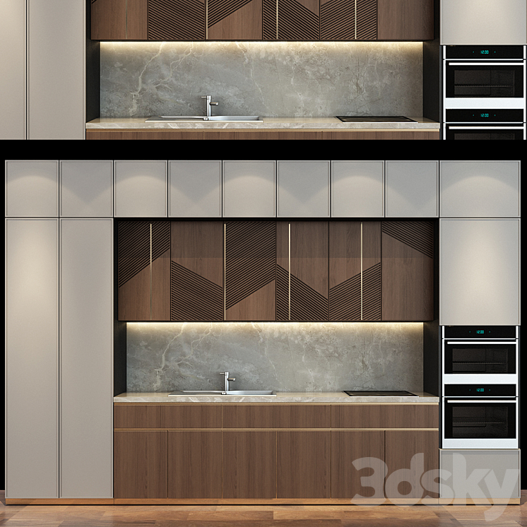 Kitchen | set 72 3DS Max - thumbnail 1