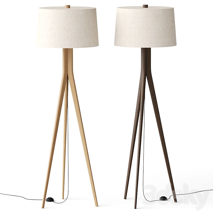 [3DSKY] Room & Board Lane Floor Lamp 3D Model NEW UPDATE 2023