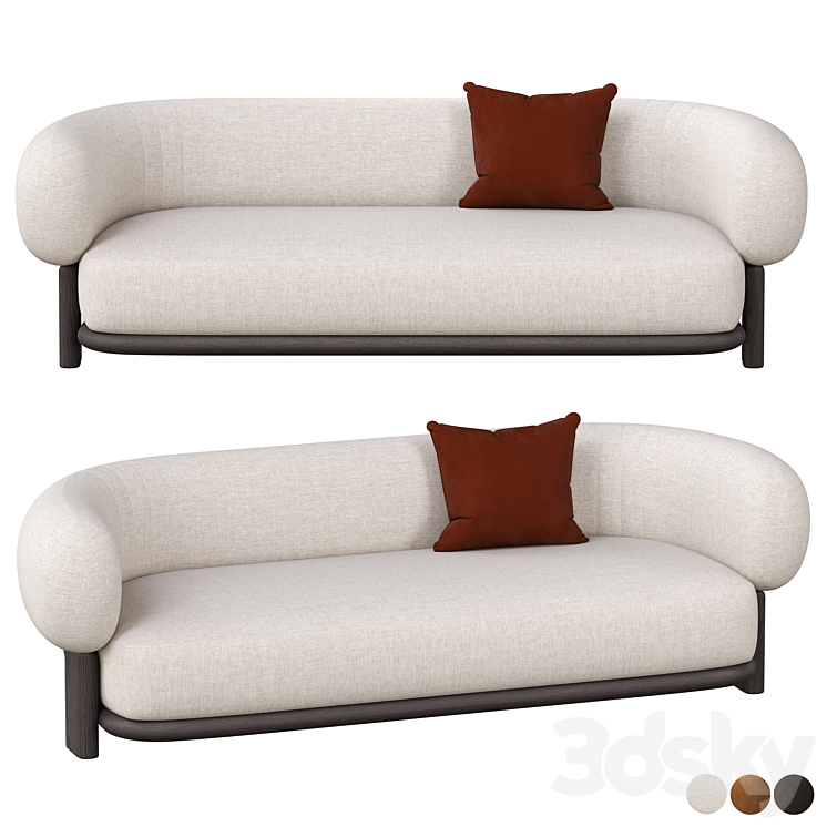 Bol Sofa By HC28 Cosmo 3DS Max Model - thumbnail 1