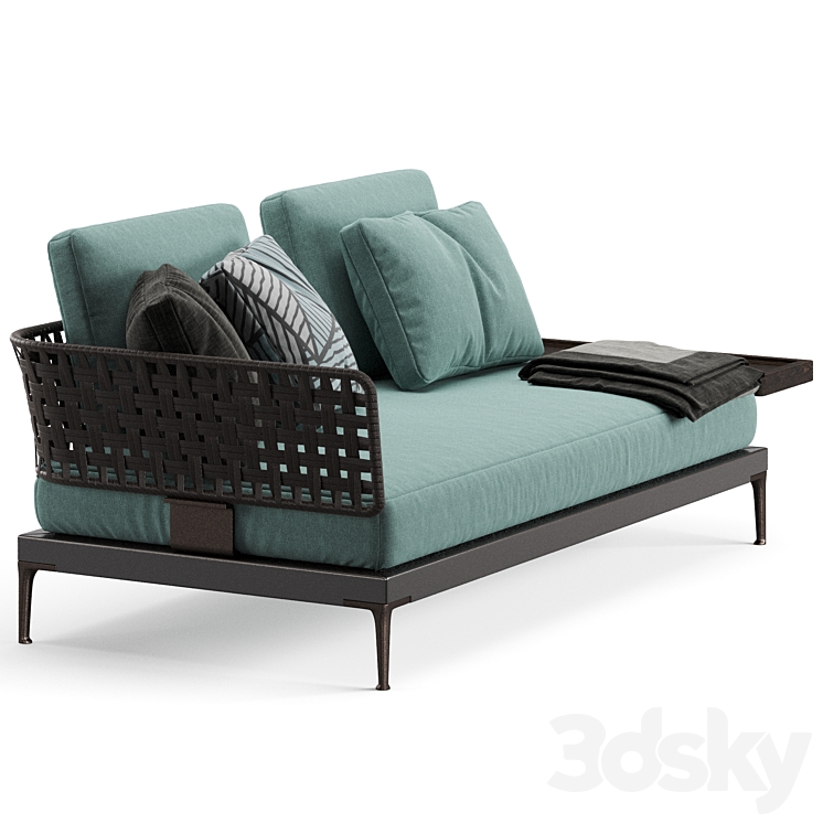 Minotti Patio Sofa with Top 3DS Max - thumbnail 2