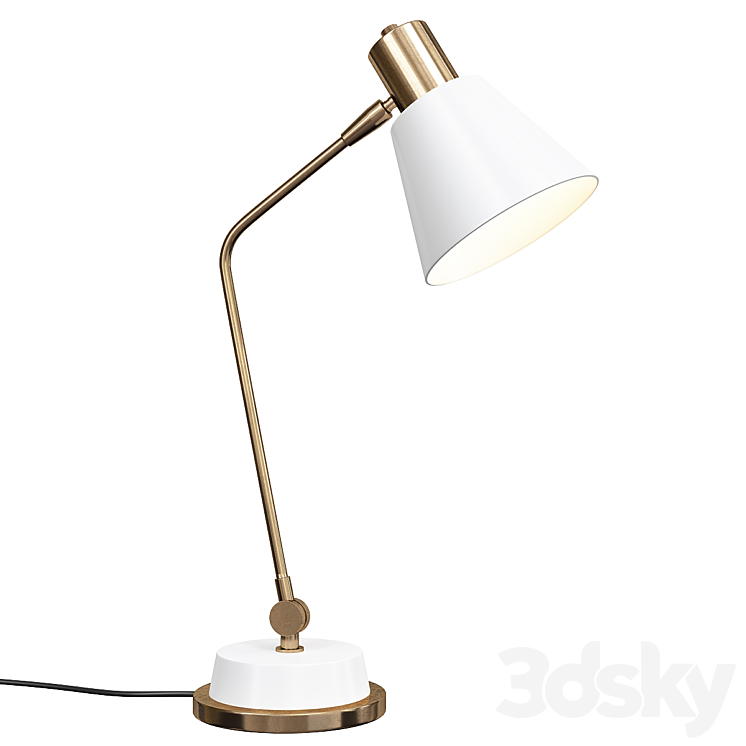 Cylinder usb task table lamp Free Download