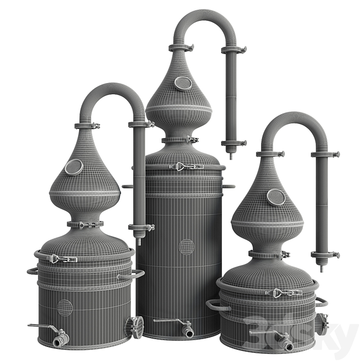 Moonshine still 3D Model