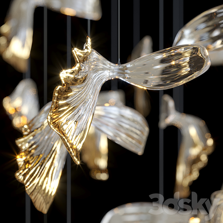 Droplight Vargov Design - Goldfish 3D Model