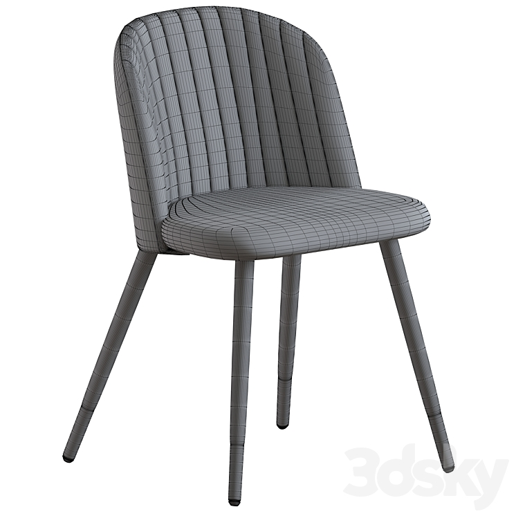 Chair Woodville 11610 Gabi dark green - Chair - 3D model