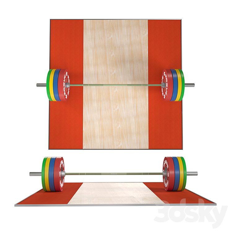 Rogue Operator Bar 3.0 vs plates 3D Model Free