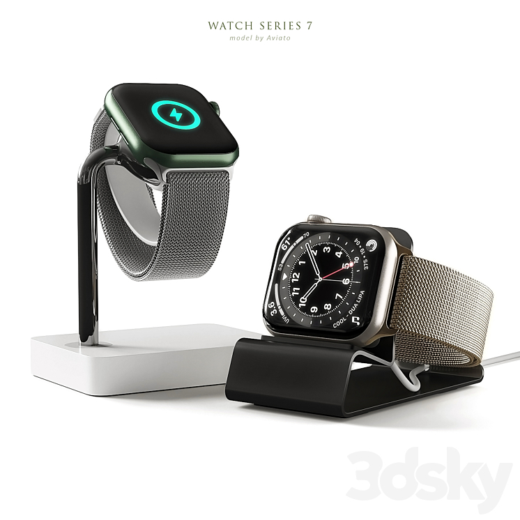 Apple Watch Series 7 3D Model Free