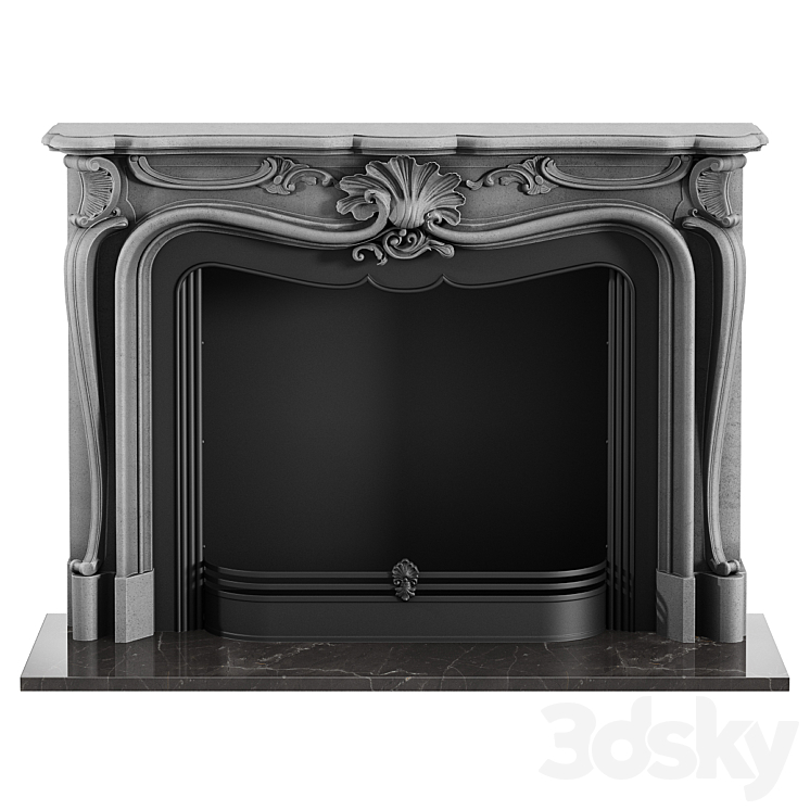 Fireplace De Orsay 3D Model