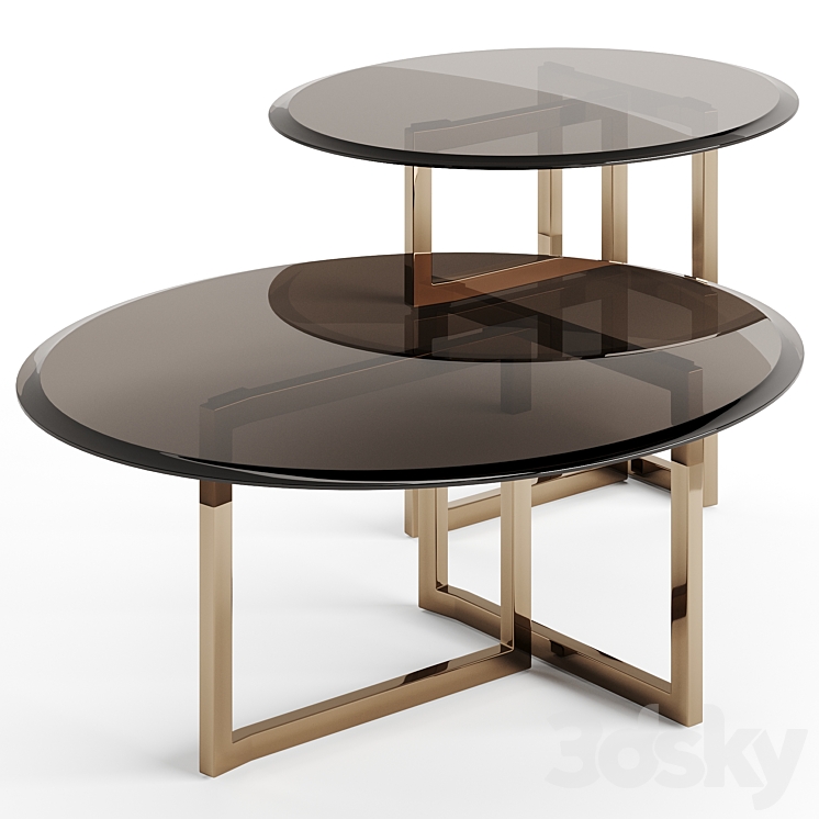 Fendi Ford Glass Table 3D Model