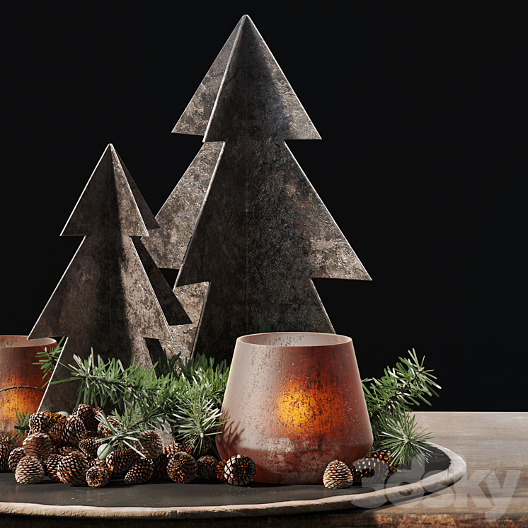 New Years decor 3DS Max - thumbnail 2