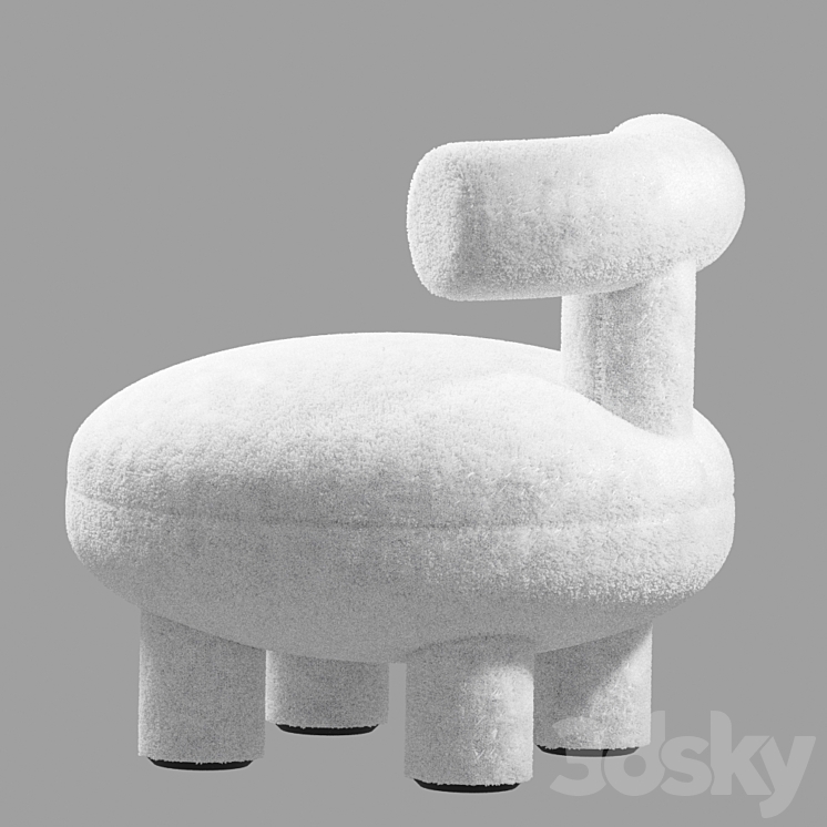 Kian Chair 3DS Max Model - thumbnail 2