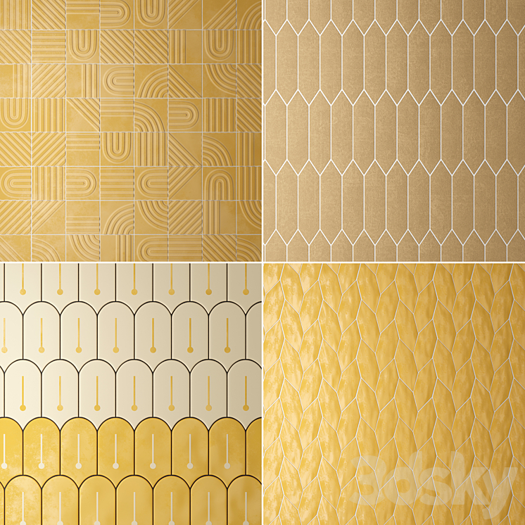 Yellow tile Free Download