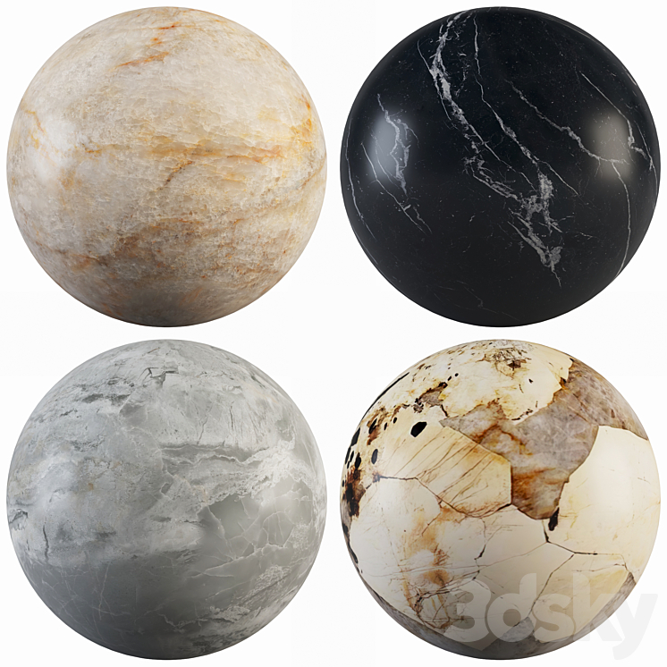 Collection Marble 51 3DS Max - thumbnail 1