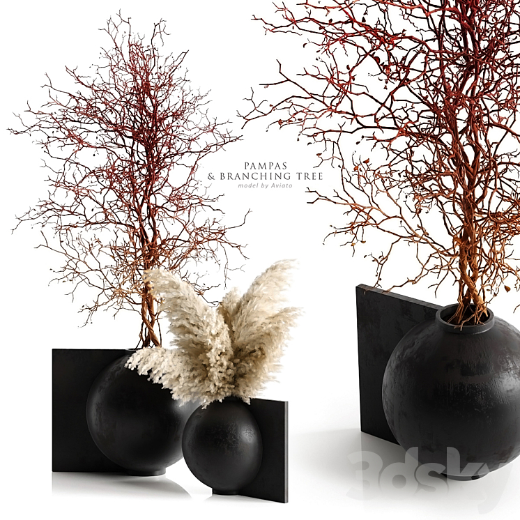 Pampas & branching tree Free Download