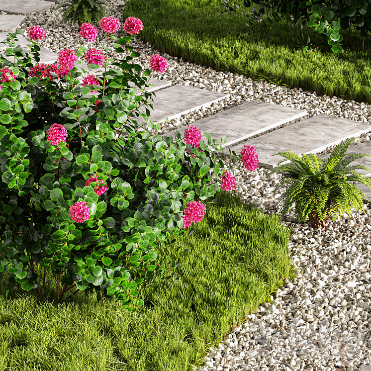 Stepping Stone Designs Decorative Floor Grass 02 3D Model