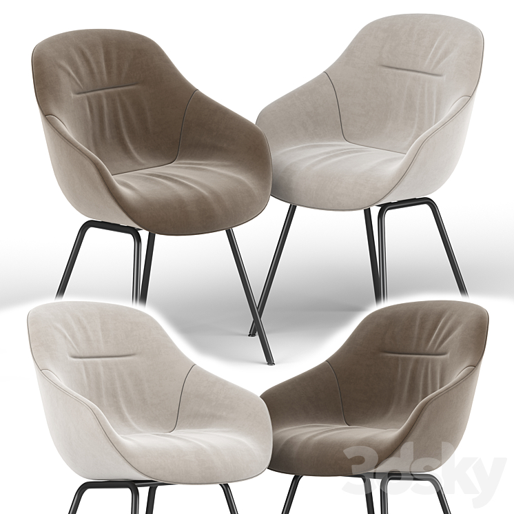 AAC 127 Chair 3DS Max Model - thumbnail 2