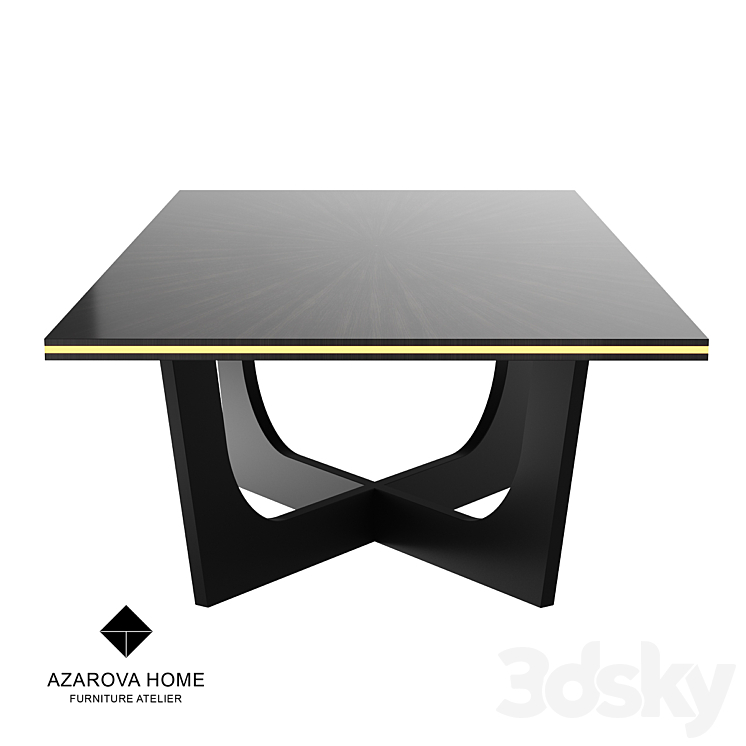 OM Table Azarova home Shagal 3DS Max - thumbnail 2