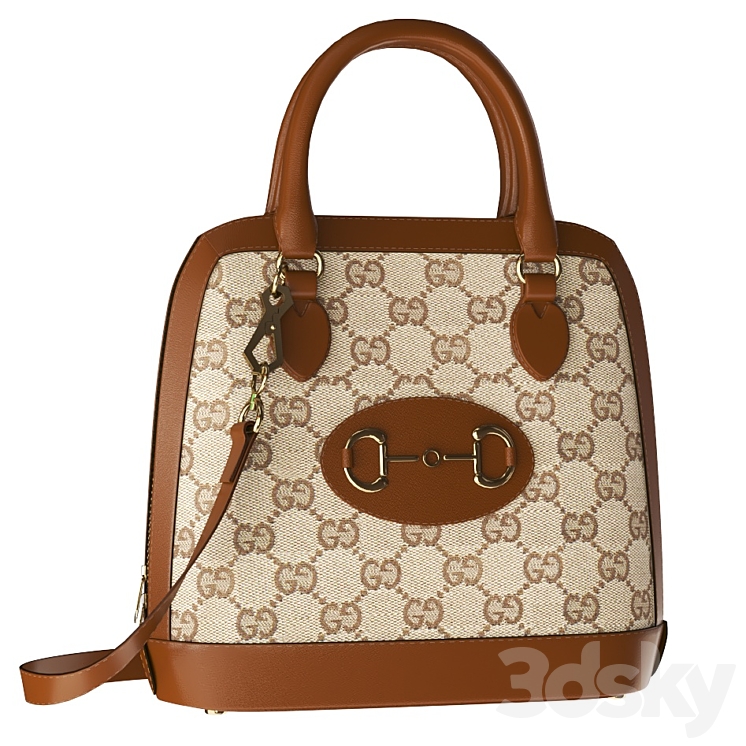 Gucci set bags 3 3DS Max Model - thumbnail 2