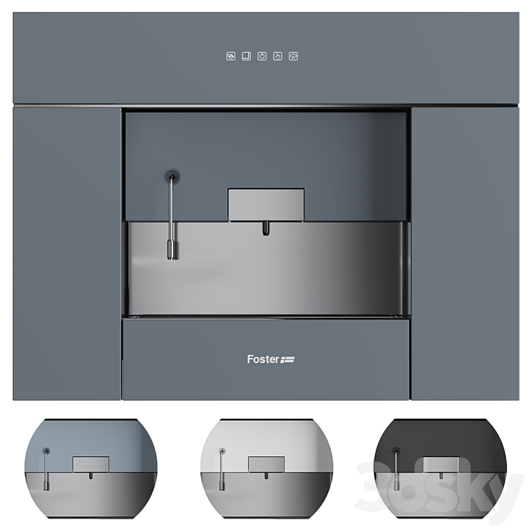 Foster | Coffee maker 3DS Max - thumbnail 1