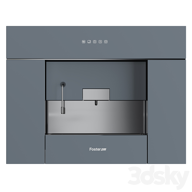 Foster | Coffee maker 3DS Max - thumbnail 2