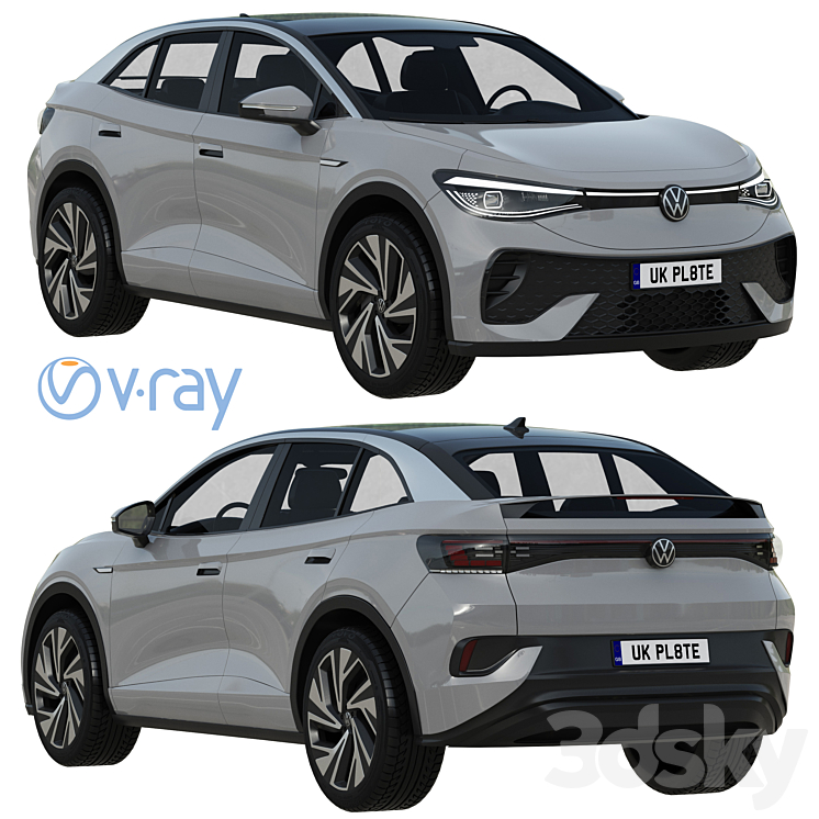 Volkswagen ID5 2022 Free Download