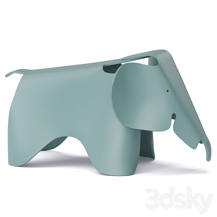 Vitra eames elephant 3DS Max Model - thumbnail 2